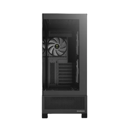 CASE GAMDIAS ATLAS M1 BLACK ARGB – MID TOWER | 3 FAN ARGB PWM | MÀN HÌNH MONITOR